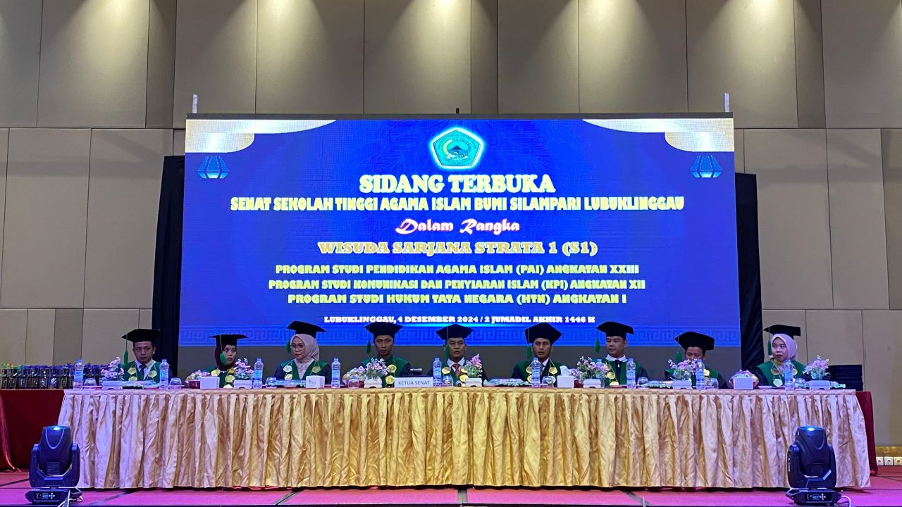 STAI  Bumi Silampari Lubuk Linggau Wisuda 59 Sarjana, Ngimadudin: Kami Titipkan Nama Baik Almamater