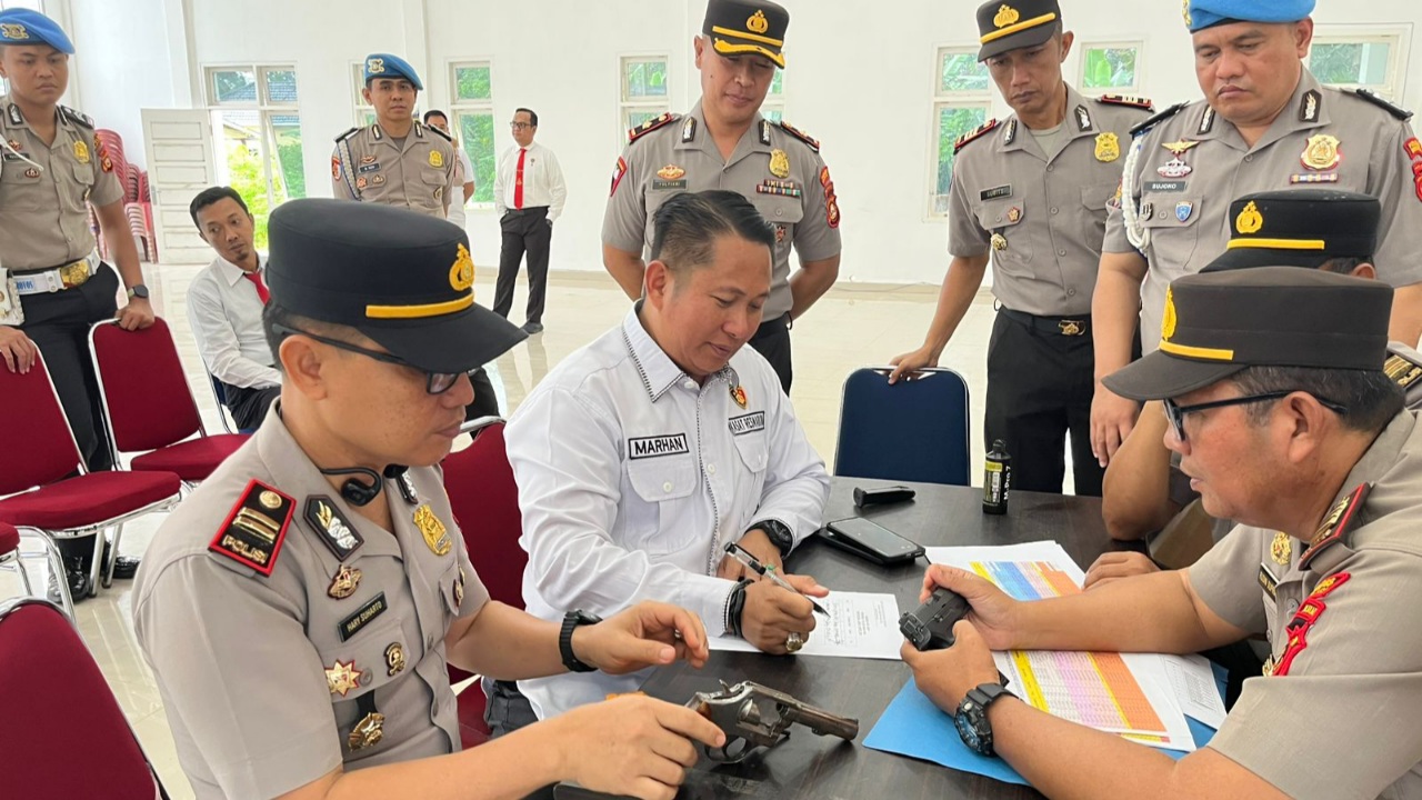 Senjata Api Polisi Musi Rawas Utara Mendadak Diperiksa, Ini Penjelasan Wakapolres