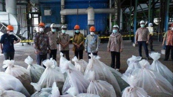 1,3 Ton Uang Kertas Digunakan untuk Bahan Bakar CPO