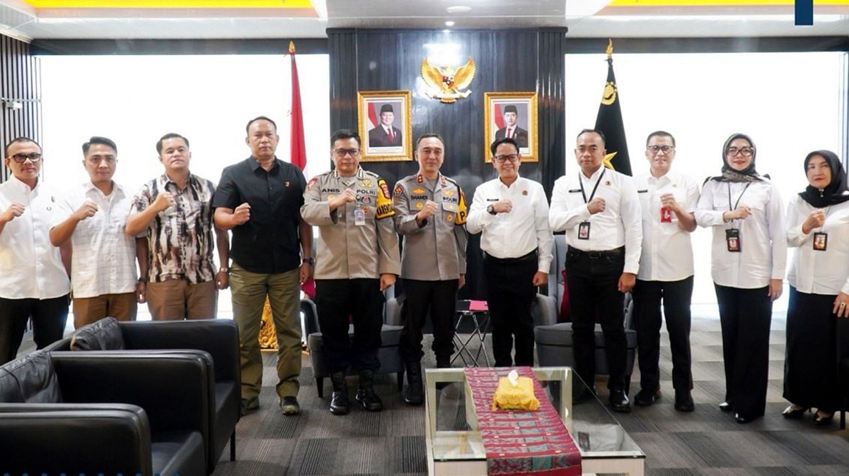 BPN Sumsel Jalin Silaturahmi dan Audiensi dengan Kapolda Sumsel