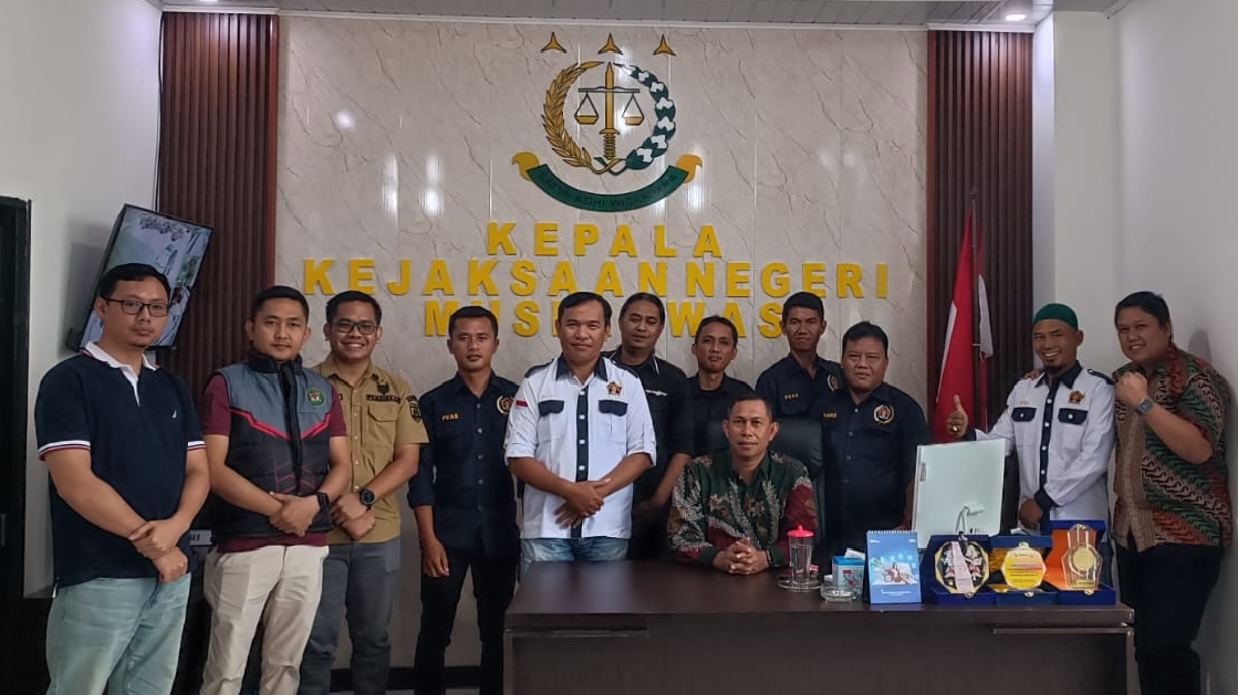 PWI Musi Rawas Kunjungi Kejaksaan Negeri, Abu Nawas: Jurnalis Harus Tanggung Jawab dan Profesional