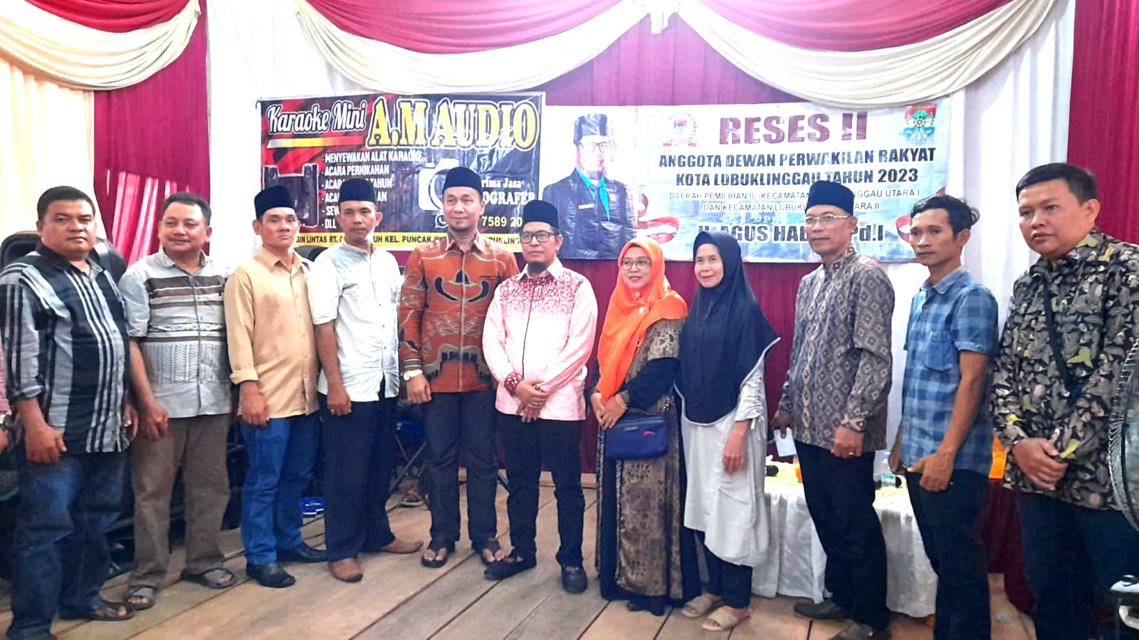 Reses II Anggota DPRD Kota Lubuklinggau H Agus Hadi Berjuang Bersama Rakyat