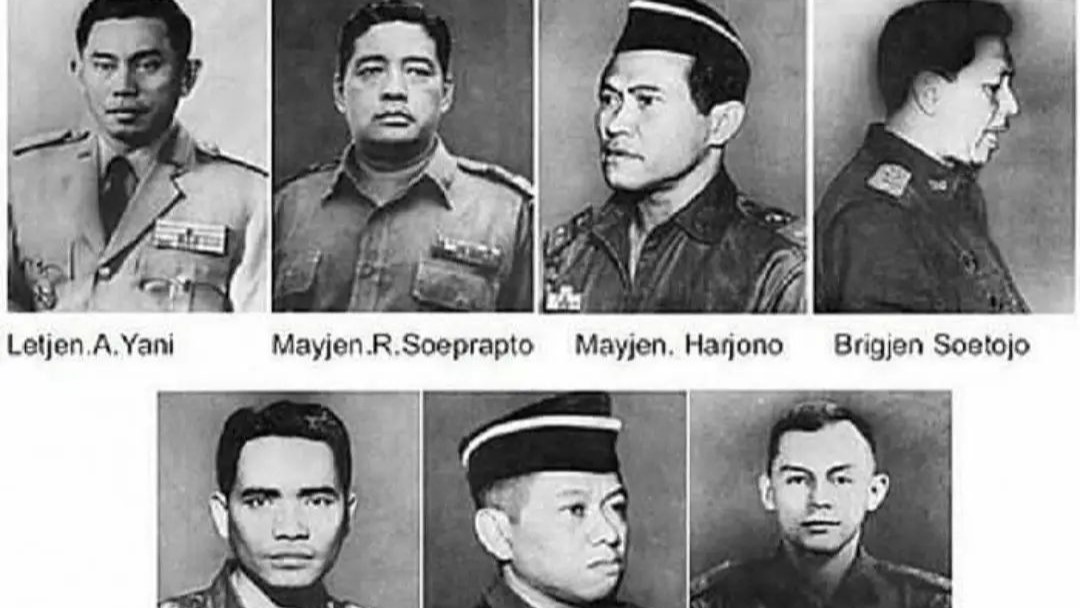 Mengenal 7 Sosok Pahlawan Revolusi saat Peristiwa G30S PKI 1965