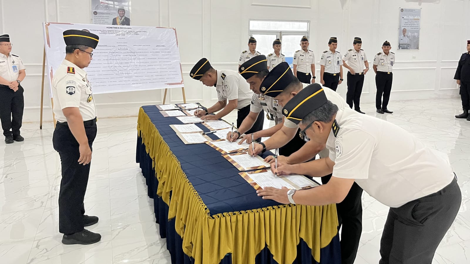 Perkuat Integritas, Lapas Lubuk Linggau Teken Pakta Integritas dan Komitmen Bersama