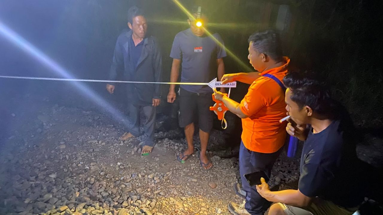 Tragedi di Perlintasan Cambai Prabumulih, Petugas Pengatur Lalu Lintas Tewas Terserempet KA Babaranjang