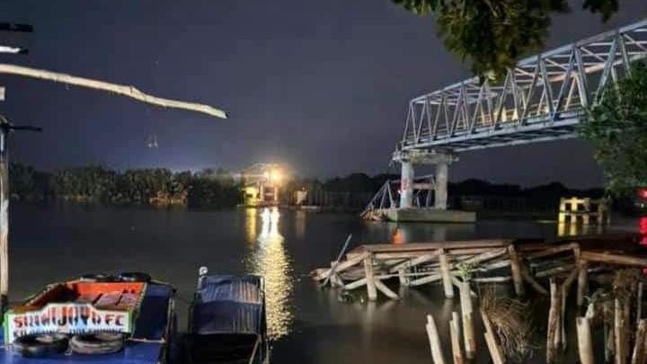 Jembatan 320 Meter di Muba Ambruk Ditabrak Tongkang Batu Bara, Senilai Rp135 Miliar