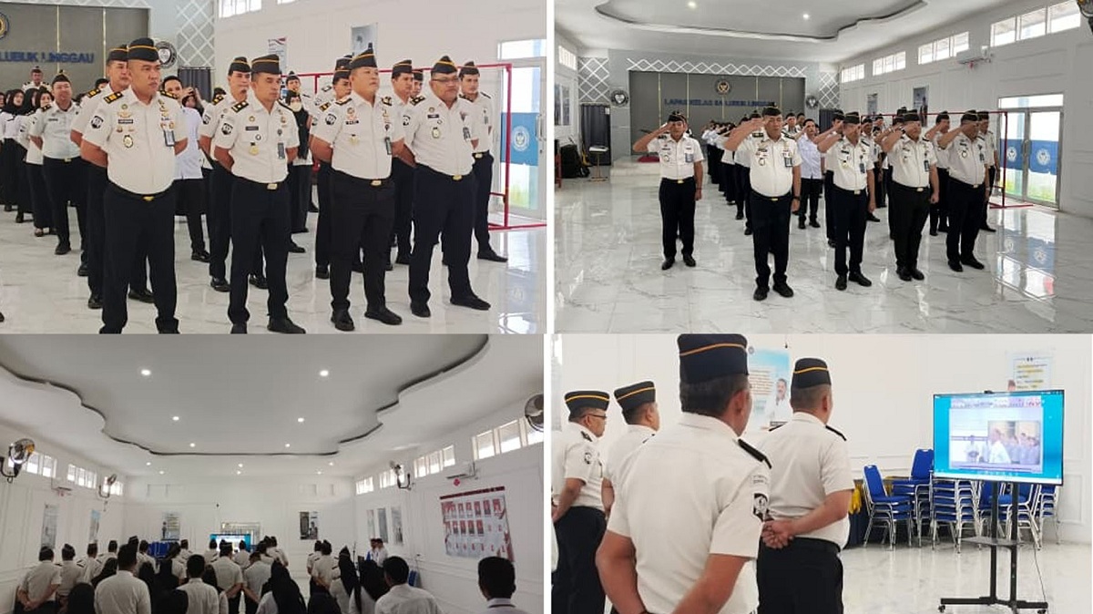 Awali Tahun 2026, Lapas Lubuk Linggau Ikuti Apel Bersama Lintas Kementerian