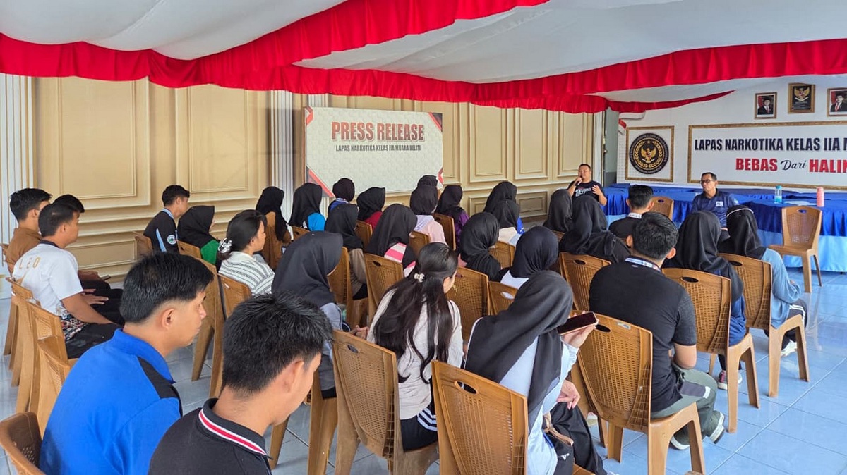 Lapas Narkotika Muara Beliti Perkuat Disiplin Peserta Magang Lewat Absensi dan Laporan Harian