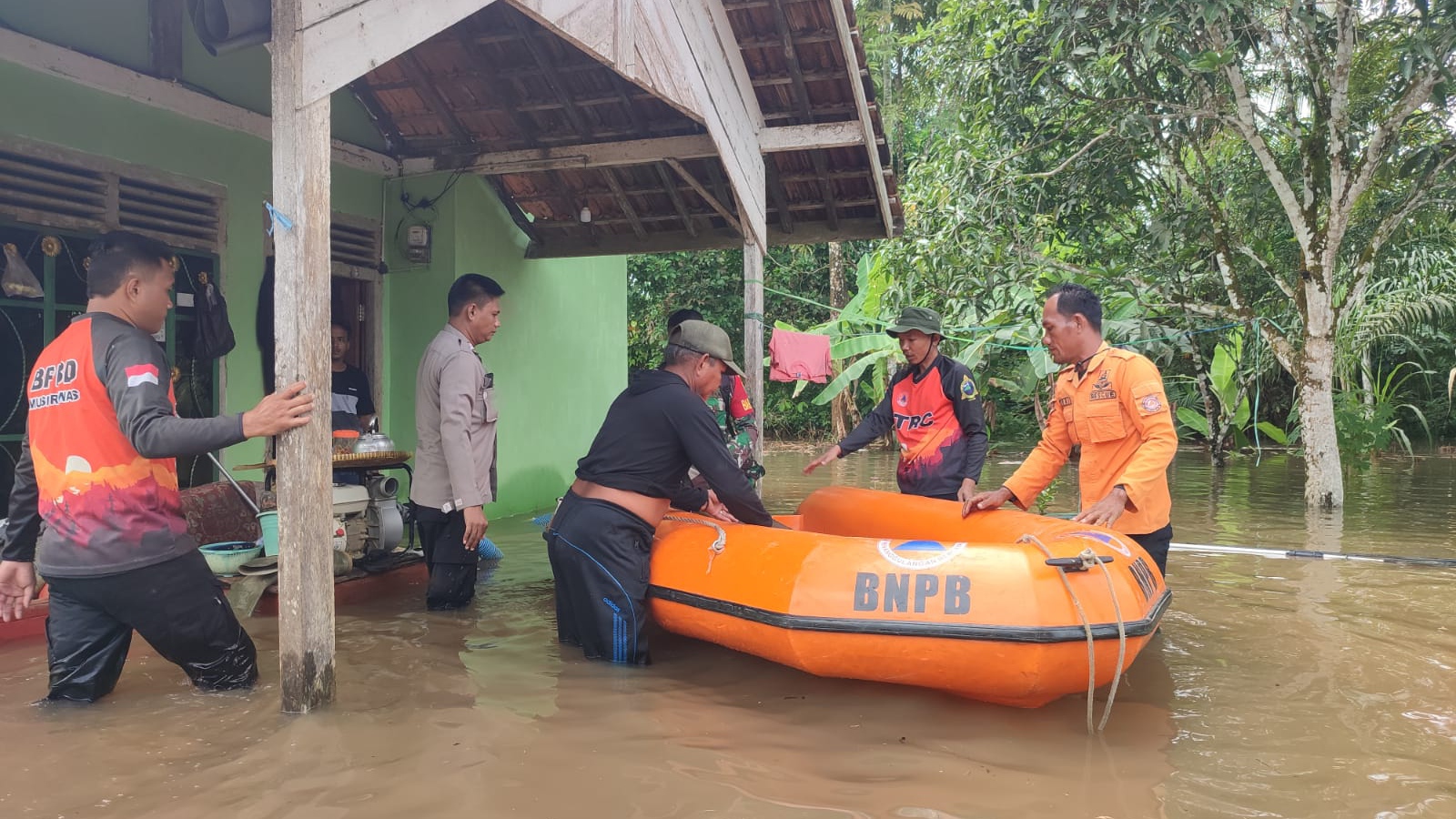 Dua Desa di STL Ulu Terawas Musi Rawas Terendam Banjir, Puluhan Rumah Terendam