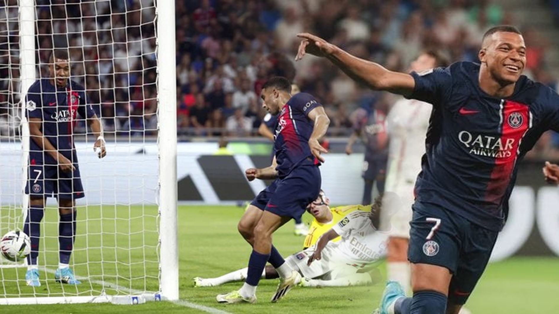 PSG Hancurkan Lyon 4-1, Kylian Mbappe Borong Dua Gol