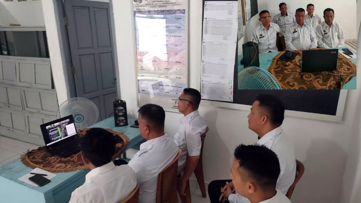 Lapas Narkotika Muara Beliti Hadiri Pengarahan Peningkatan PNBP Kemenimipas Secara Virtual