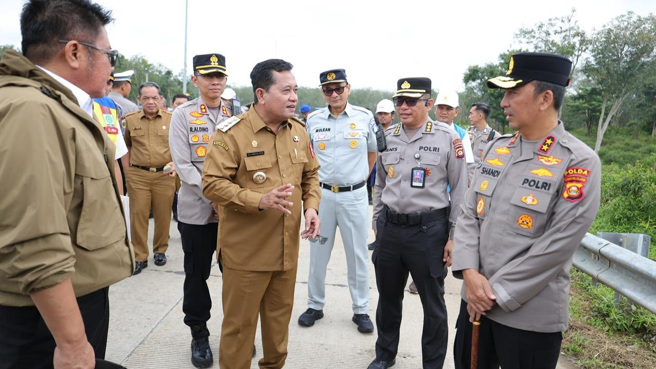 Kapolda dan Gubernur Sumsel Pastikan Tol Kapal Betung Siap Digunakan Mudik Lebaran 2026
