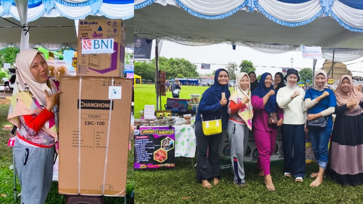Cerita Sedih Peserta Bazar UMKM Linggau Juara yang Dapat Doorprize Kulkas Gebyar Linggau Sehat 2025 