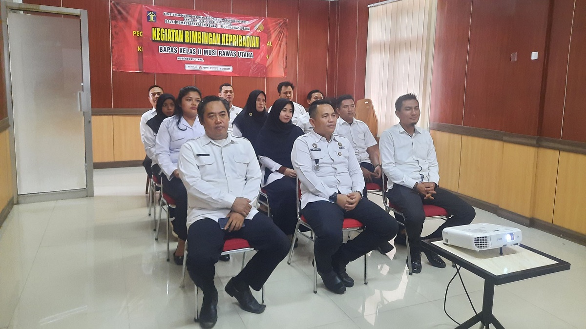 Bapas Muratara Ikuti Webinar Nasional Bersama BPSDM Hukum dan HAM Secara Hybrid