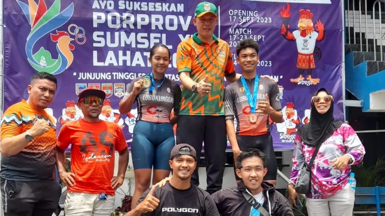Cabor Balap Sepeda Sumbang Emas untuk Lubuklinggau di Porprov Sumatera Selatan