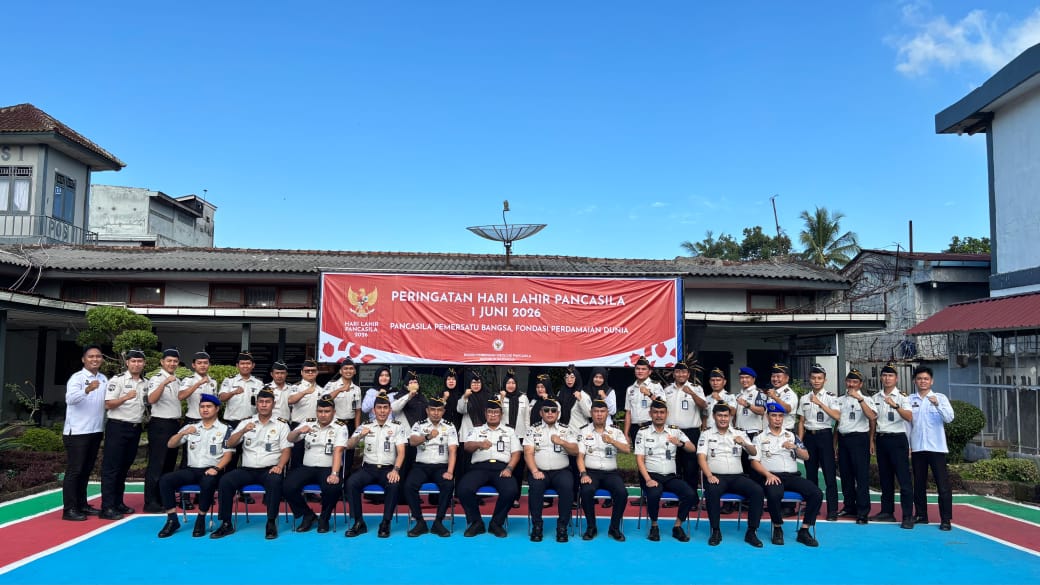 Lapas Lubuk Linggau Laksanakan Upacara Peringatan Hari Lahir Pancasila 2026