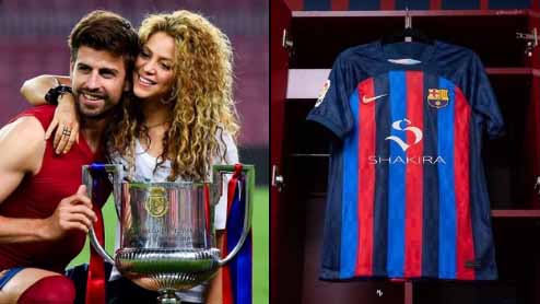 Pique Kenakan Jersey dengan Nama Shakira, Kok Bisa?