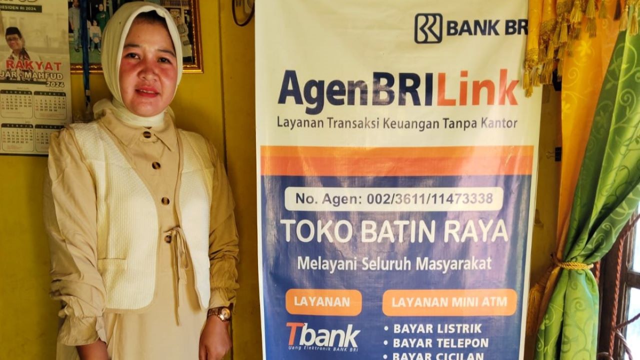 Permudah Tarik Tunai di Desa, Brilink Batin Raya juga Layani Penarikan Bantuan PKH 