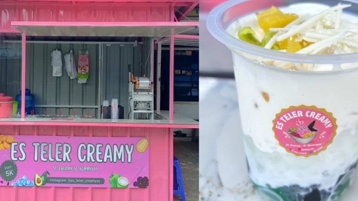 Cobain Es Teler Creamy Lubuk Linggau, Harga Mulai Rp5 Ribu Toping Melimpah