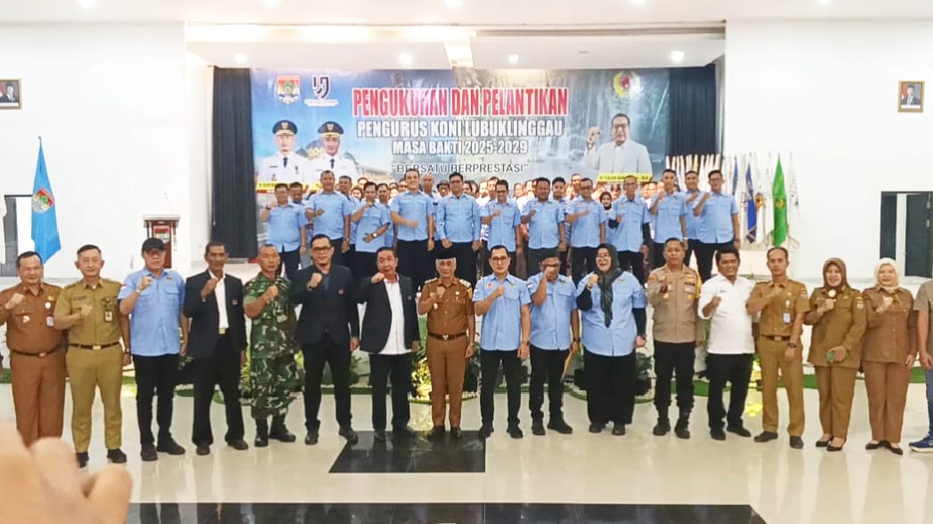 Pengurus KONI Lubuk Linggau Periode 2025-2029 Resmi Dilantik, Ini Harapan Didit Armansyah