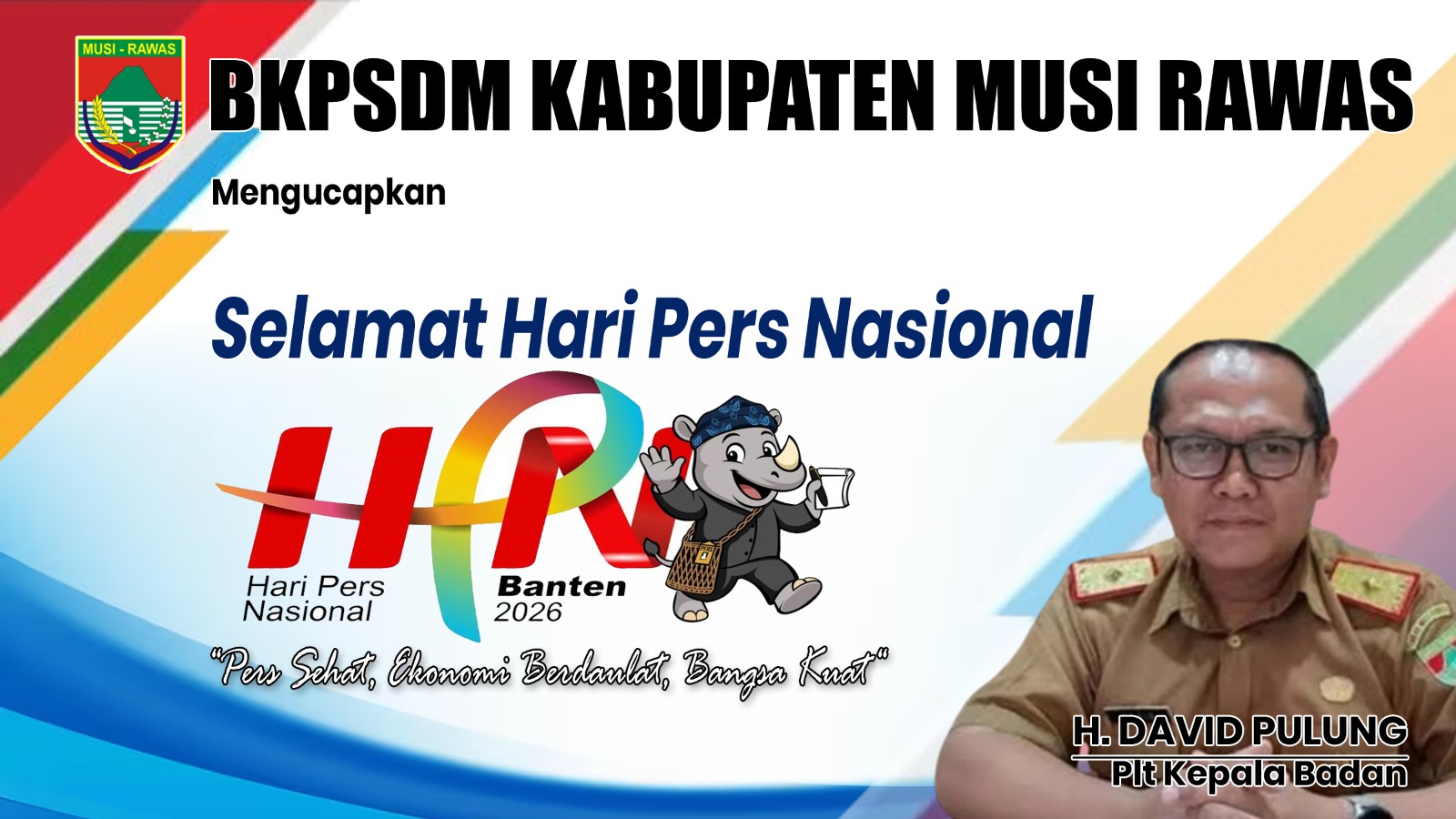 BKPSDM Kabupaten Musi Rawas Ucapkan Selamat HPN 2026