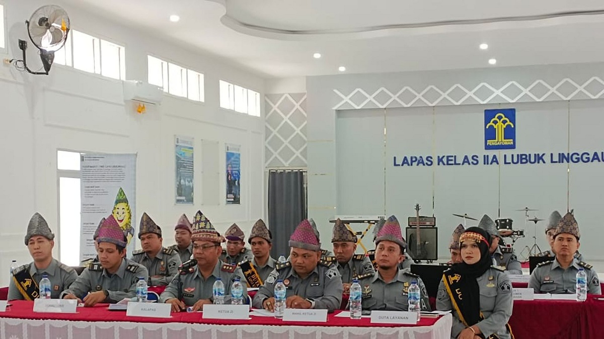 Jalani Desk Evaluasi, Lapas Lubuk Linggau Raih Predikat WBK