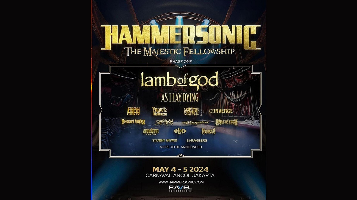 Resmi! Lamb of God Bakal Manggung di Hammersonic 2024, Berikut Jadwalnya