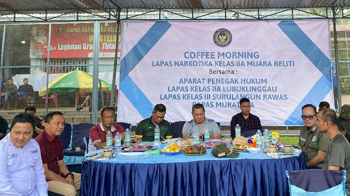 Wujud Akselerasi 13 Program Menteri Imipas, Lapas Narkotika Adakan Coffe Morning dan Senam Bersama