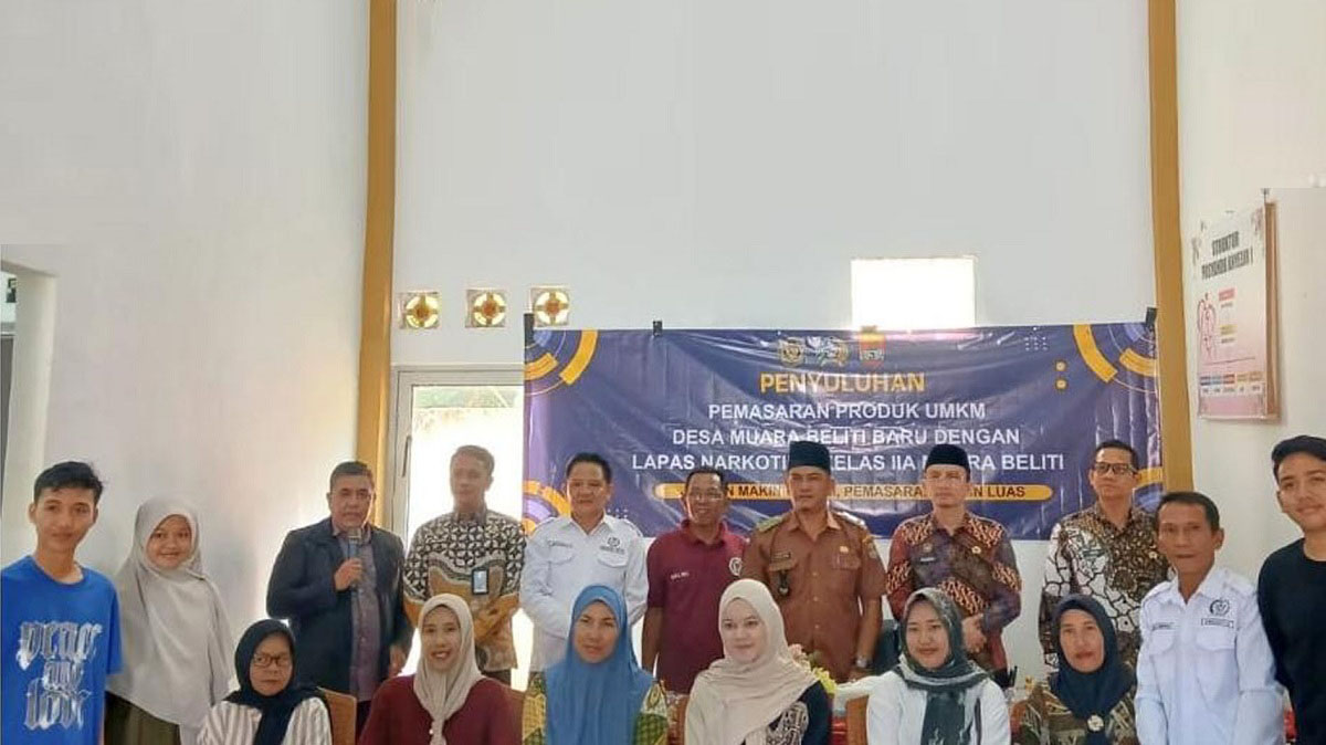 Lapas Narkotika Muara Beliti Perkuat Pembinaan Kemandirian Lewat Penyuluhan UMKM Bersama Perangkat Desa