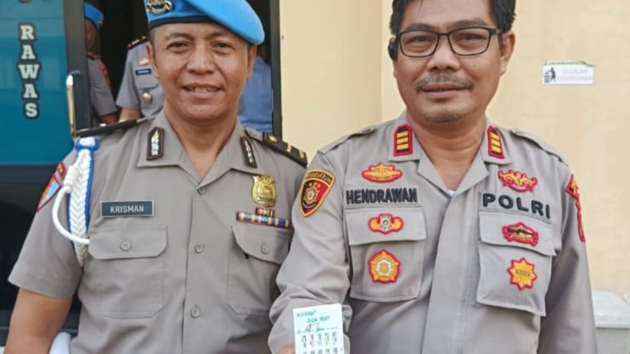 Tes Urine Dadakan, Seluruh Perwira Polres Musi Rawas Negatif Narkoba