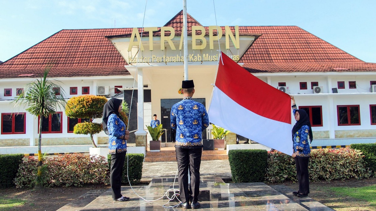 Kantor Pertanahan Musi Rawas Gelar Upacara Peringatan Hari Lahir Pancasila 2026