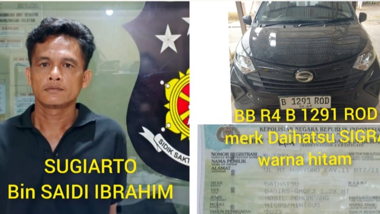 Saat Antar Istri Berobat, Pencuri Peralatan Tower Seluler di Lubuk Linggau Ditangkap 