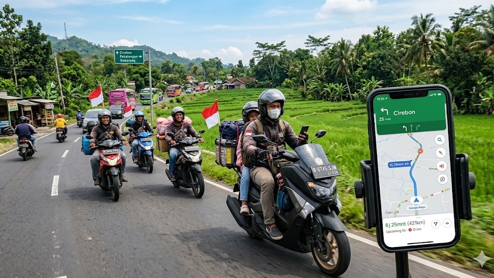Cara Gunakan Fitur Share Live Location Google Maps untuk Konvoi Mudik Lebaran Idul Fitri 2026