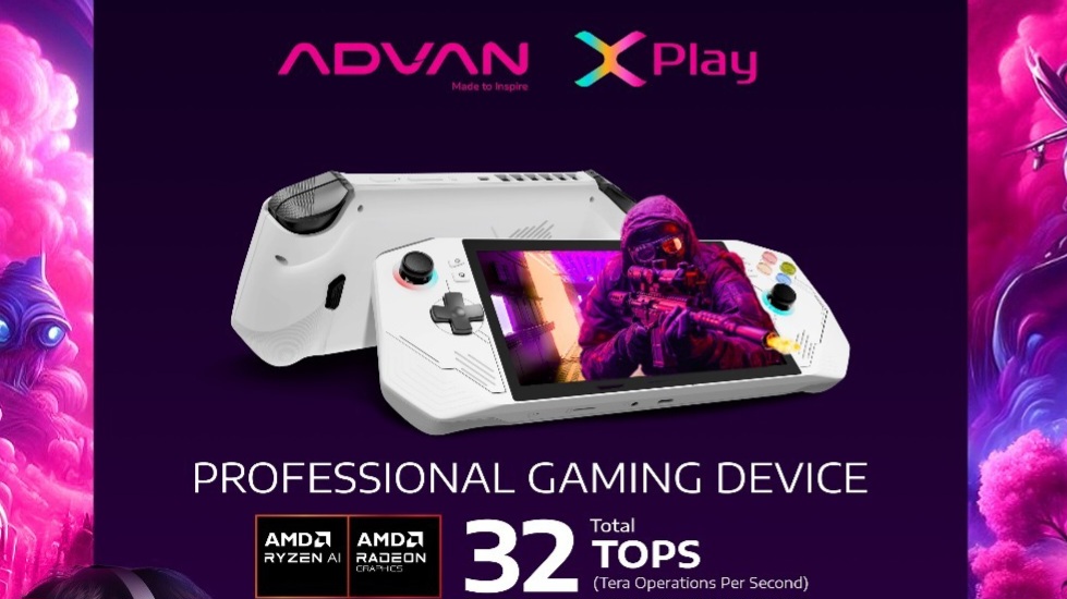 Cocok Untuk Gamer, Produk Advan X-Play Handheld Gaming PC AMD Ryzen 7, Ini Spesifikasinya