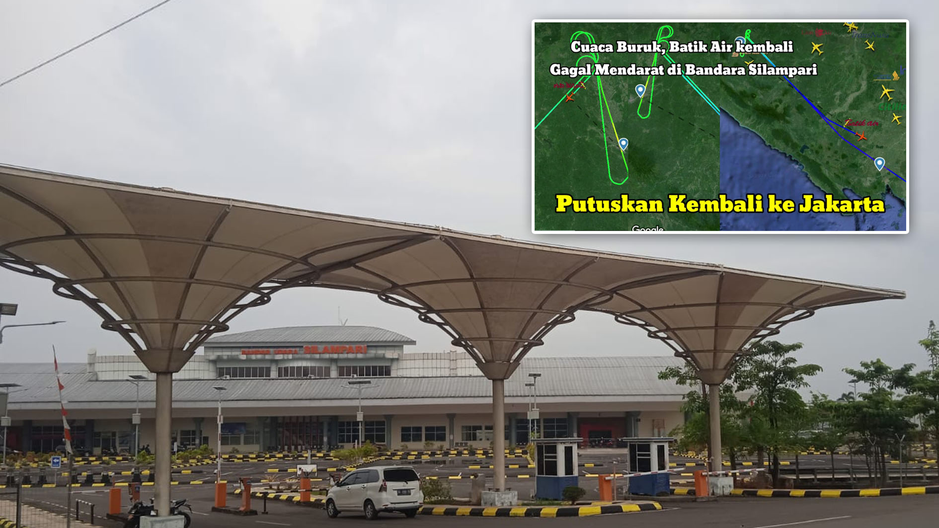 Cuaca Kurang Baik, Pesawat Batik Air Gagal Mendarat di Bandara Silampari dan Kembali ke Jakarta
