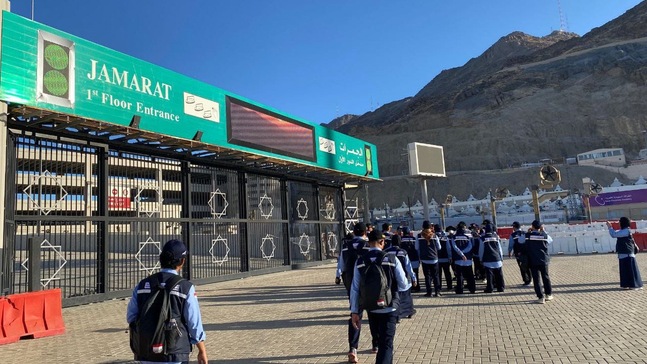 Ribuan Jamaah Haji Indonesia Bakal Lontar Jumrah di Lantai 3 Jamarat, Sudah Puluhan Petugas Disiagakan