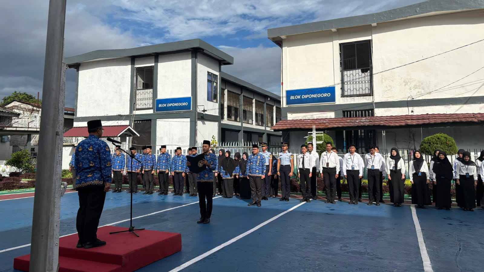 Lapas Lubuk Linggau Gelar Upacara Hari Bela Negara 2025