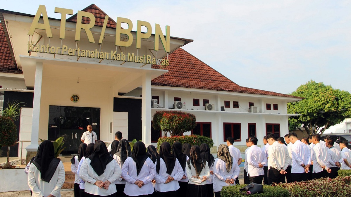 Kantor Pertanahan Musi Rawas Gelar Apel Pagi, Perkuat Evaluasi Kinerja dan Tingkatkan Pelayanan