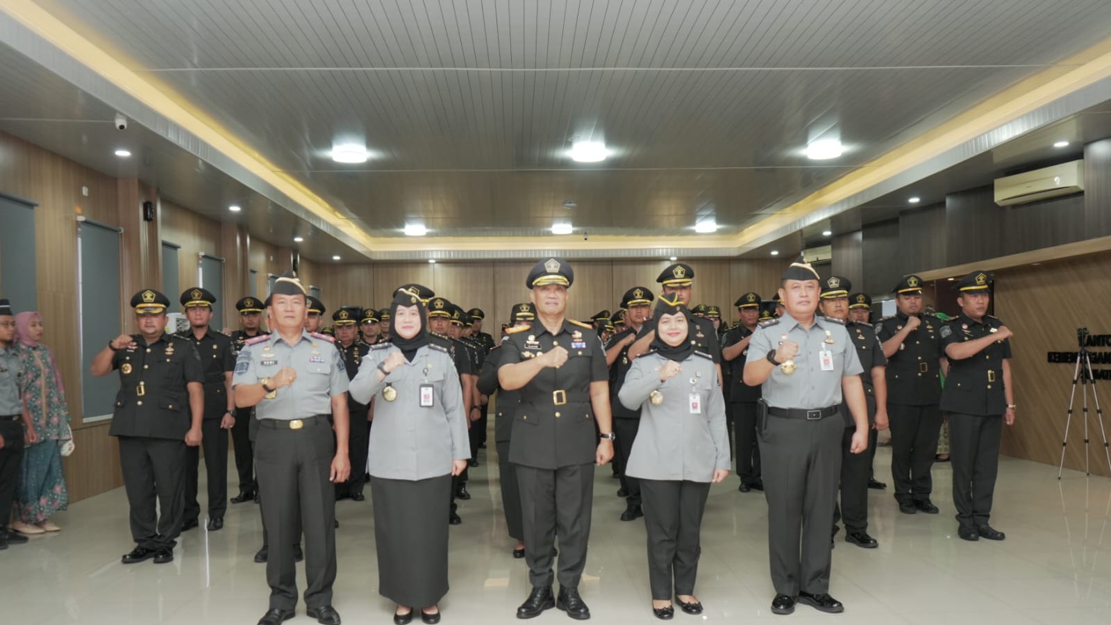 Kepala Bapas Muratara Hadiri Pelantikan Pejabat Manajerial di Lingkungan Kantor Wilayah Kemenkumham Sumsel