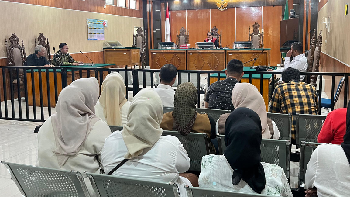 Hakim Tolak Praperadilan Kades Lubuk Muda, Polres Musi Rawas Teruskan Penyidikan, Keluarga Histeris