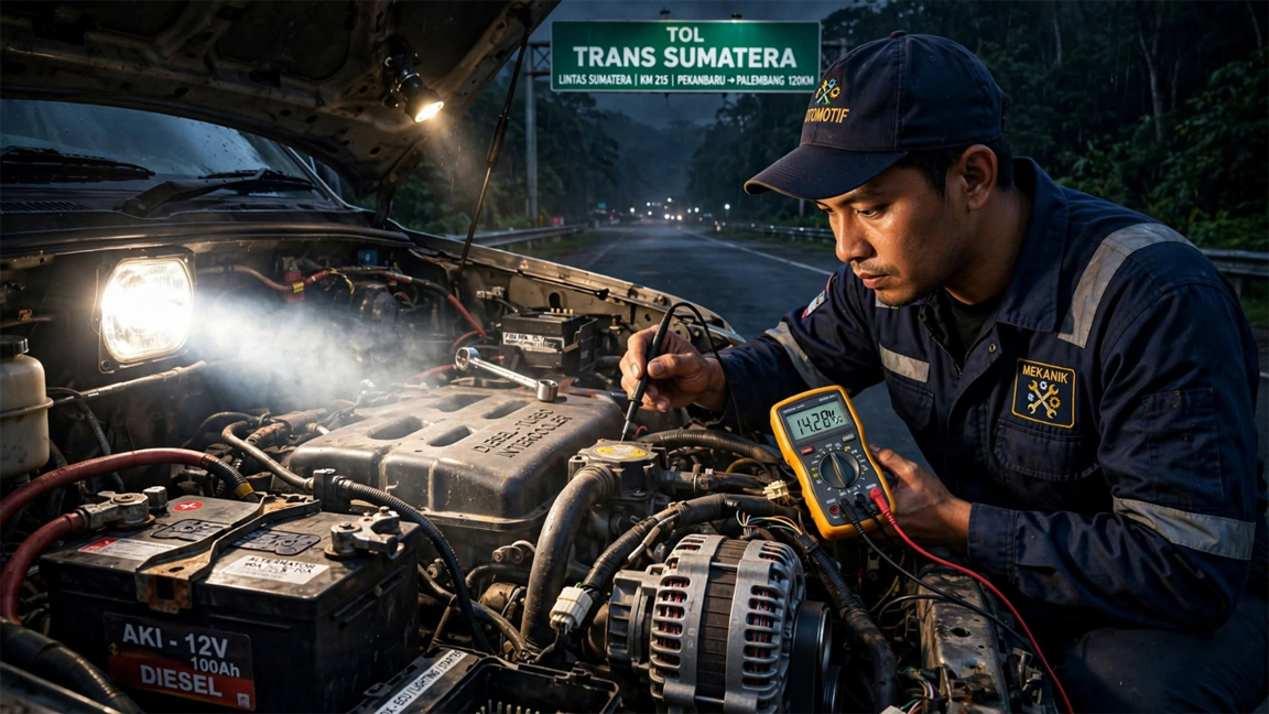 5 Komponen Kelistrikan Mobil Diesel yang Wajib Diperiksa Sebelum Menempuh Perjalanan Malam Lintas Sumatera
