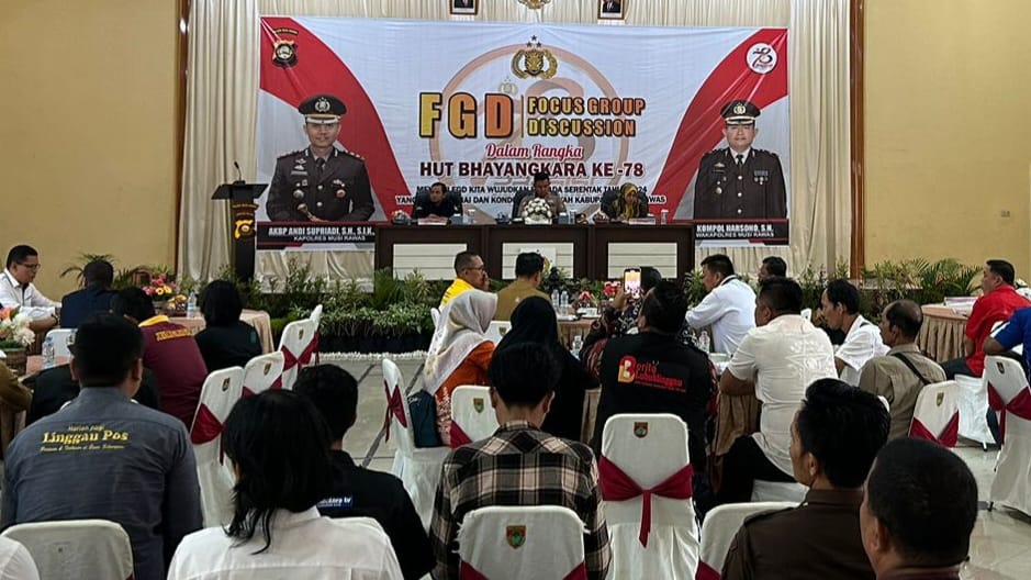 FGD HUT Bhayangkara, Ada Polisi Tidak Netral Pilkada Musi Rawas 2024, Laporkan 