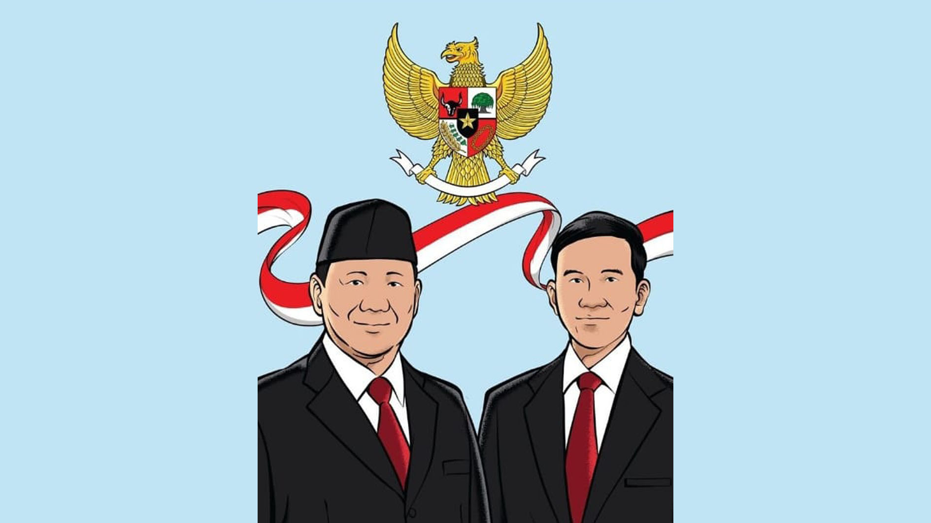 Data Quick Count Menang, Prabowo Pasang Foto Presiden dan Wakil Presiden di Instagram