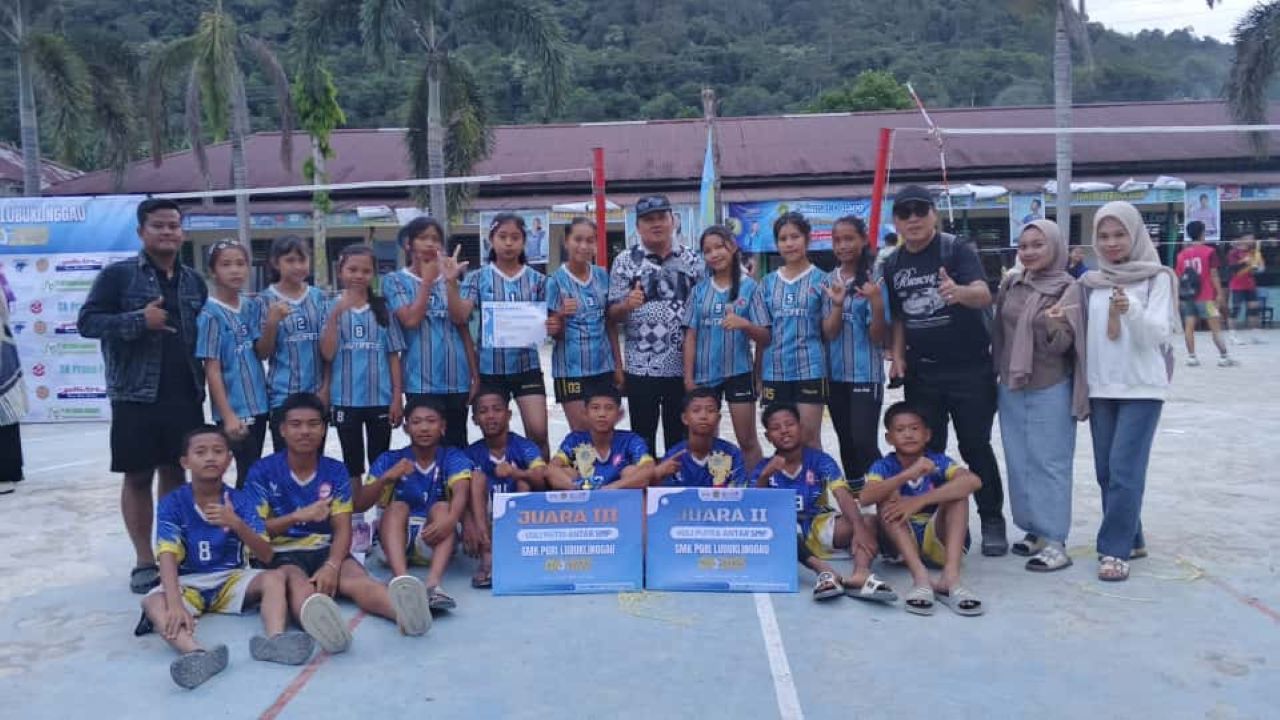 Bangga, Tim SMP PGRI Pauh Air Bening Juara 2 dan 3 Turnamen Bola Voly SMK PGRI Lubuk Linggau Cup 2025