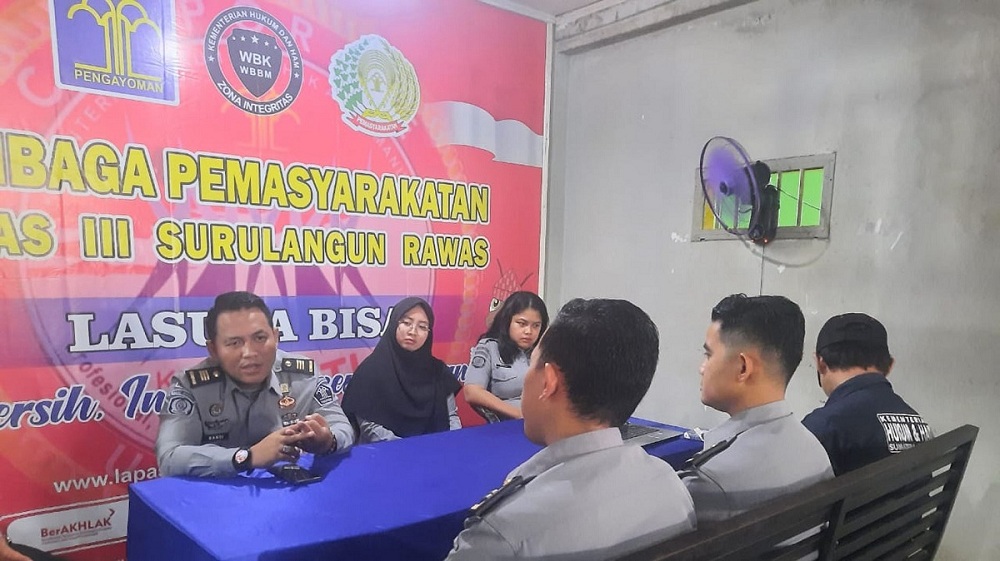 Bapas Muratara Laksanakan Pendampingan Pembantu Pembimbing Kemasyarakatan di Lapas