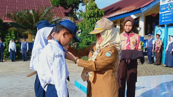 Tekankan Siswa untuk Disiplin dan Mematuhi Aturan di Sekolah, SMPN 13 Lubuk Linggau Adakan MPLS