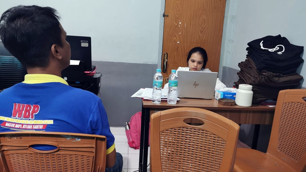 PK Bapas Muratara Laksanakan Penggalian Data Litmas Integrasi Klien Dewasa di Lapas Narkotika Muara Beliti