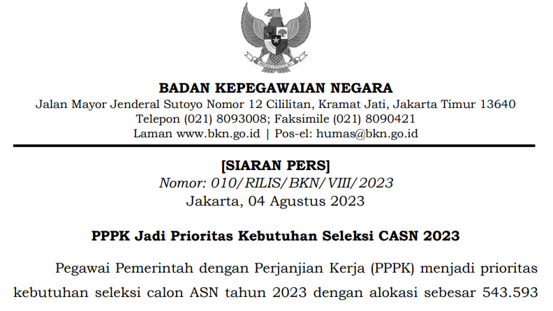 PPPK 2023, Ketahui Rangkaian Seleksi Kompetensi PPPK Teknis, ini yang Harus Dipelajari