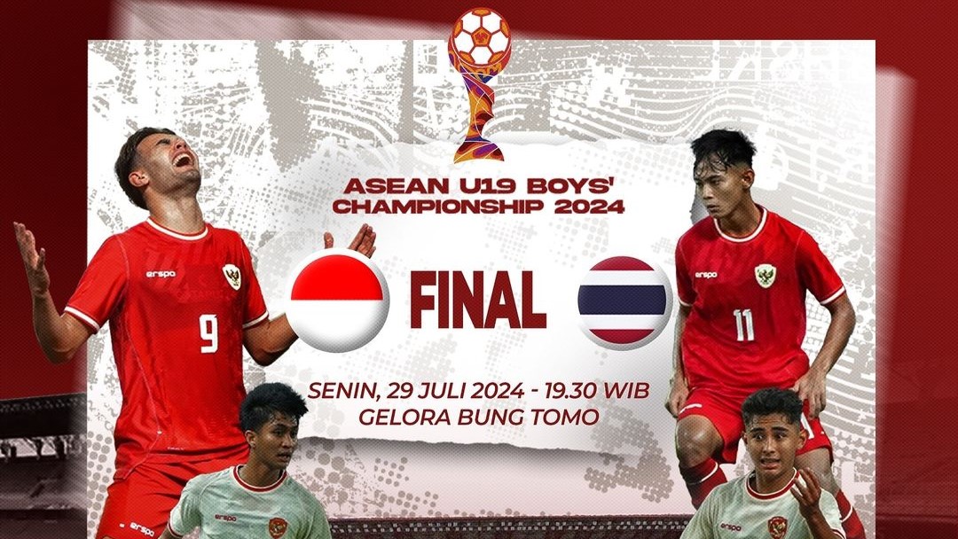 Final Piala AFF U-19: Prediksi Indonesia U-19 vs Thailand U-19, Senin 29 Juli 2024, Kick Off 19.30 WIB