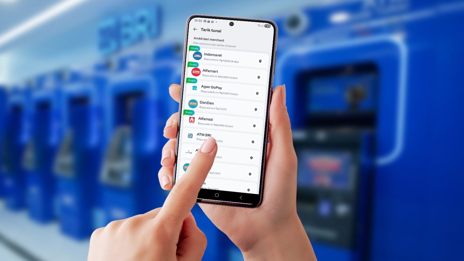 BRI Perkenalkan Fitur Tarik Tunai Saldo GoPay Melalui Lebih dari 19 Ribu Jaringan ATM dan CRM